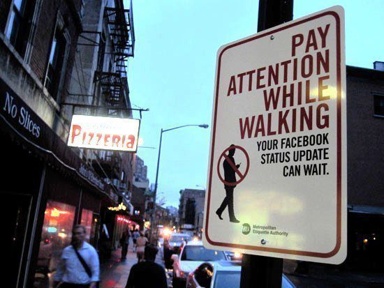 Pedestrians Facebook Status