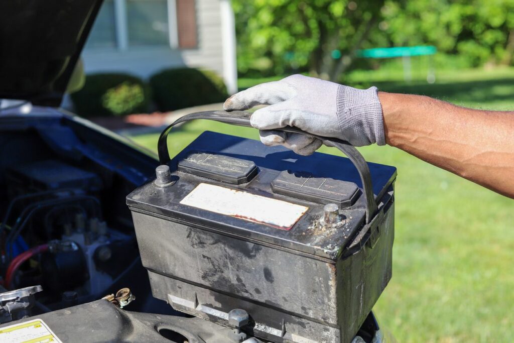 removing a car battery